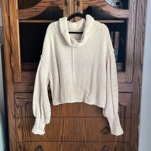 Free People Cream Sweater